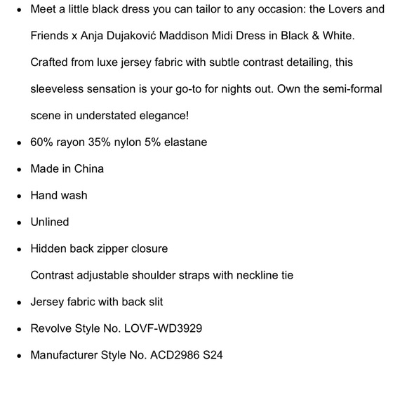 Lovers & Friends Midi Dress - Picture 4 of 6